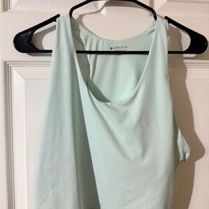Athleta Green Sleeveless Tank Top